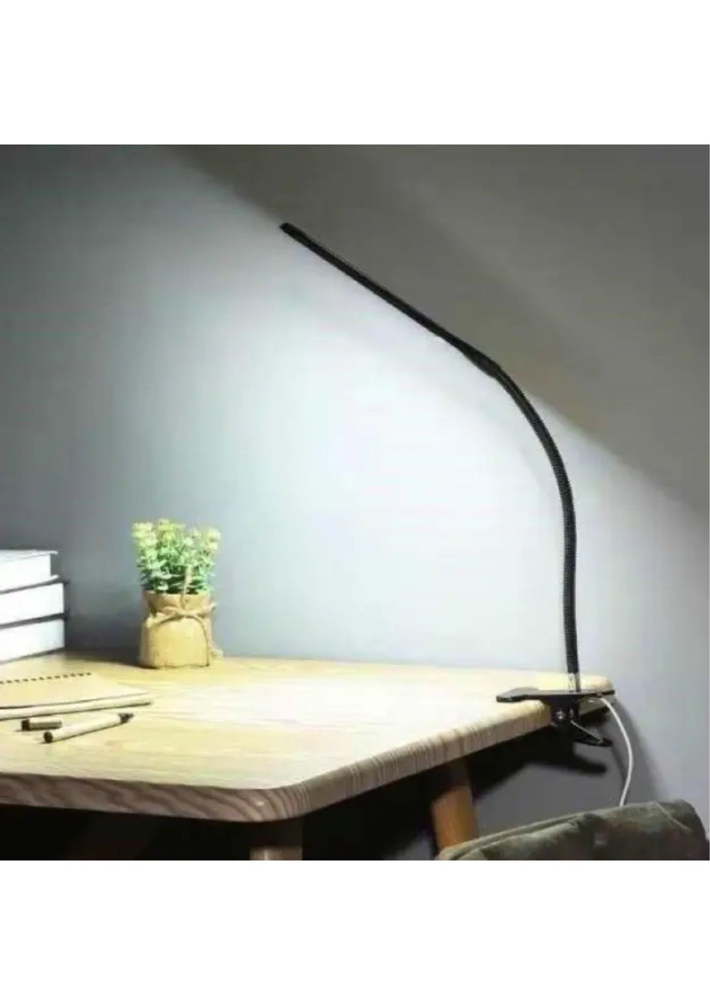 Lampara De Escritorio Flexible Con Pinza